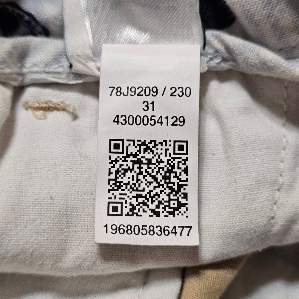 Disney X Tommy Hilfiger Mickey Mouse Flex Chino Shorts Beige Size 31 - Picture 8 of 12